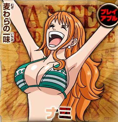 nami is sexy new world of nami whats nami's boobs size let me guess around